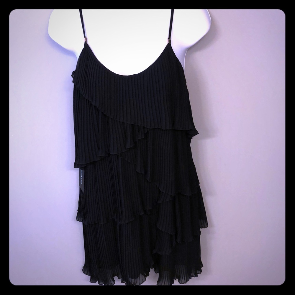 Black strappy dress